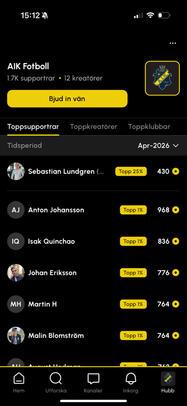 Wimt live-events och diskussioner